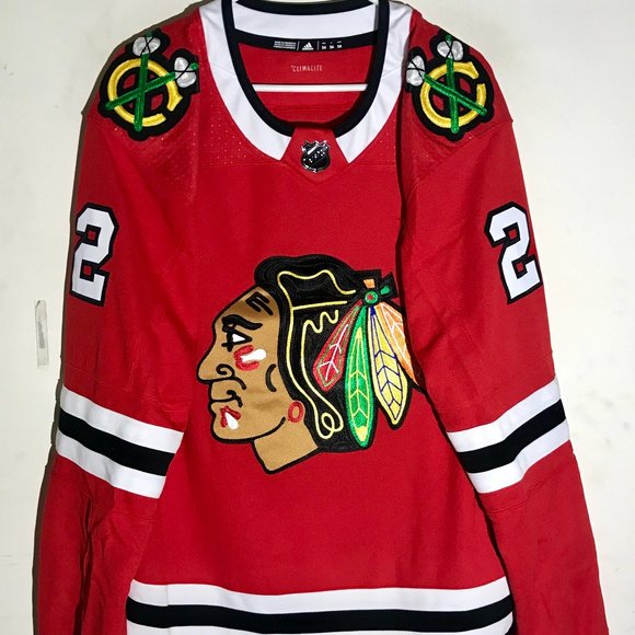 Adidas CHICAGO BLACKHAWKS DUNCAN KEITH On Ice Men's JERSEY Size 46,52,54,56 NEW - Picture 2 of 6